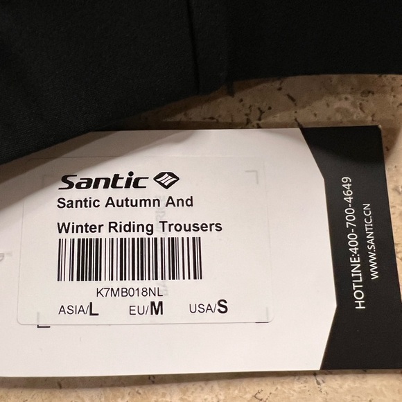 Santic Men's Cycling Tights Padded-Reflective-Windproof Size Small - Picture 8 of 8